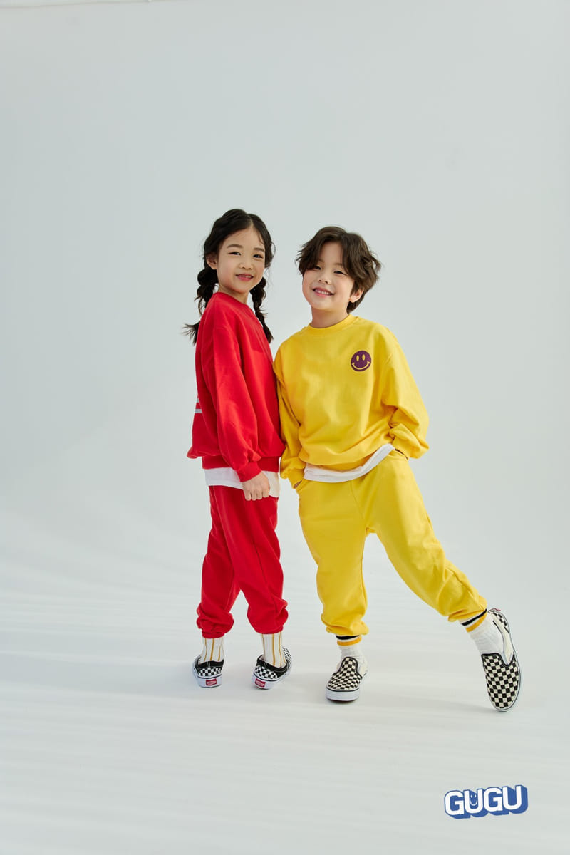 Gugu Kids - Korean Children Fashion - #childofig - Spring Smile Top Bottom Set With Mom - 5