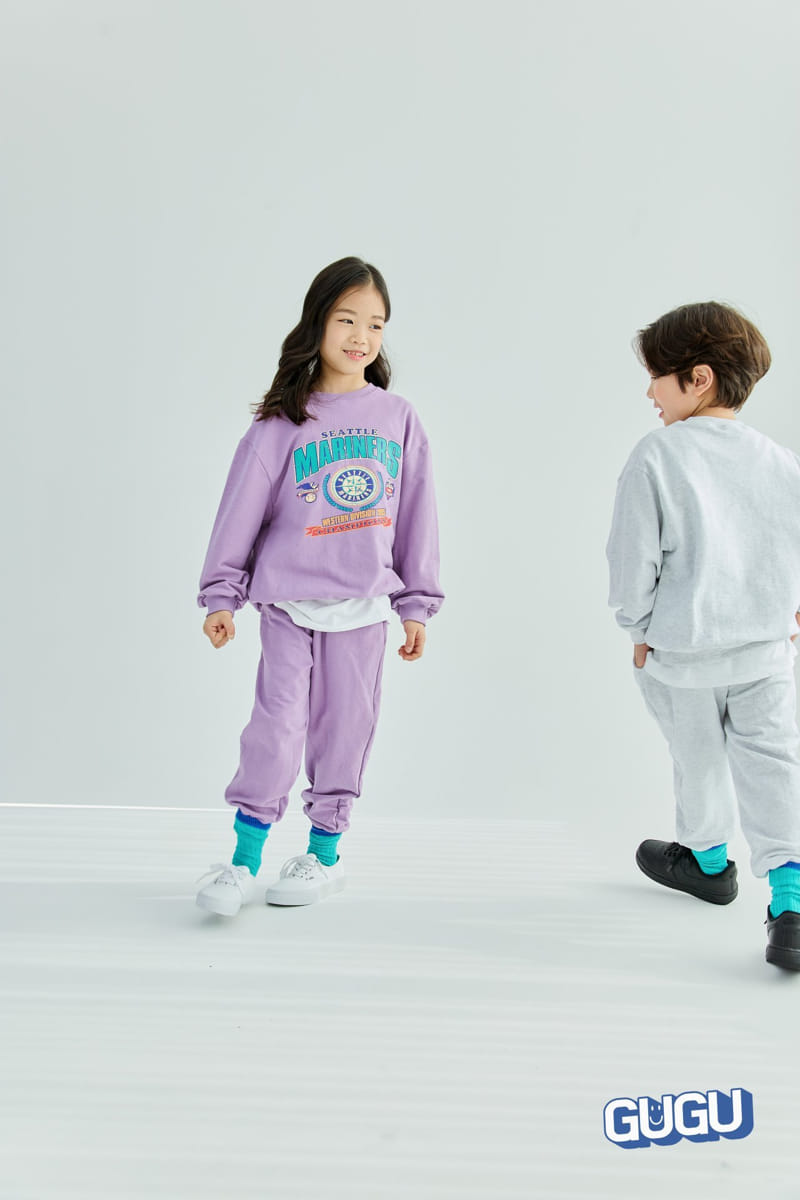 Gugu Kids - Korean Children Fashion - #childrensboutique - Mariners Top Bottom Set - 2