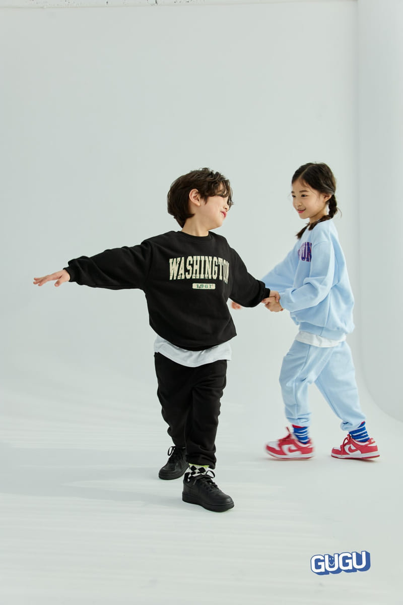 Gugu Kids - Korean Children Fashion - #designkidswear - Washington Top Bottom Set - 6