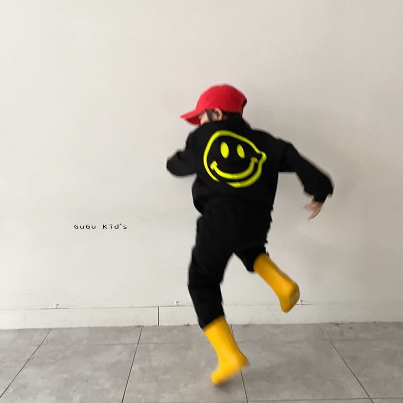 Gugu Kids - Korean Children Fashion - #designkidswear - Spring Smile Top Bottom Set With Mom - 8