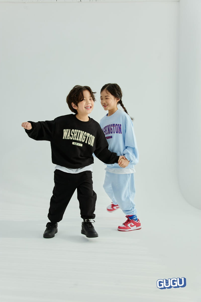 Gugu Kids - Korean Children Fashion - #discoveringself - Washington Top Bottom Set - 7
