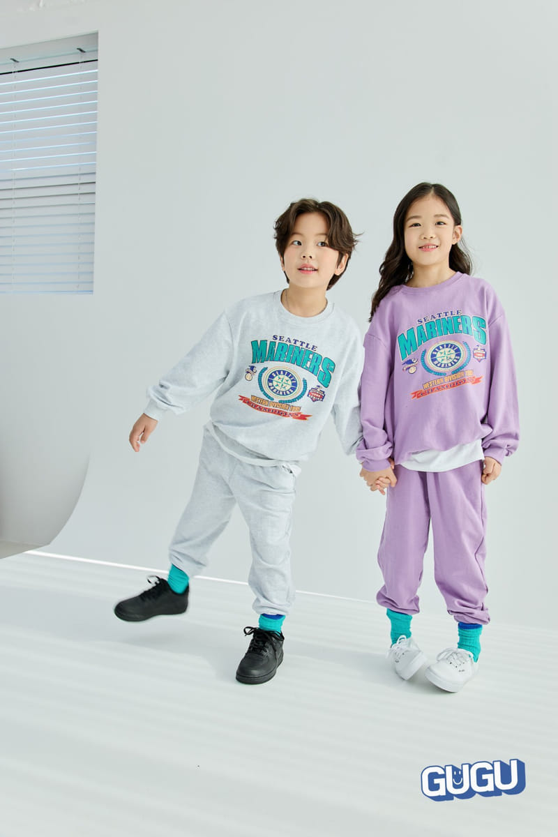 Gugu Kids - Korean Children Fashion - #fashionkids - Mariners Top Bottom Set - 5