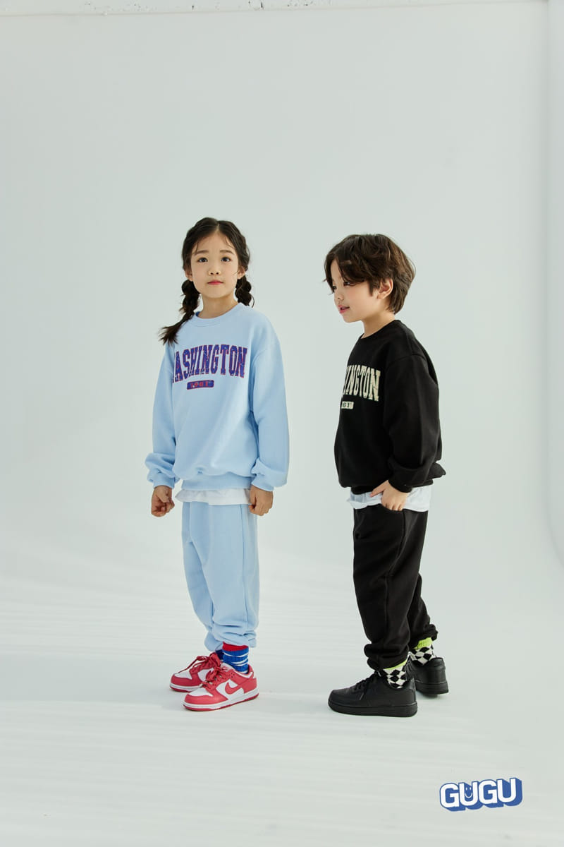 Gugu Kids - Korean Children Fashion - #kidsshorts - Washington Top Bottom Set - 9