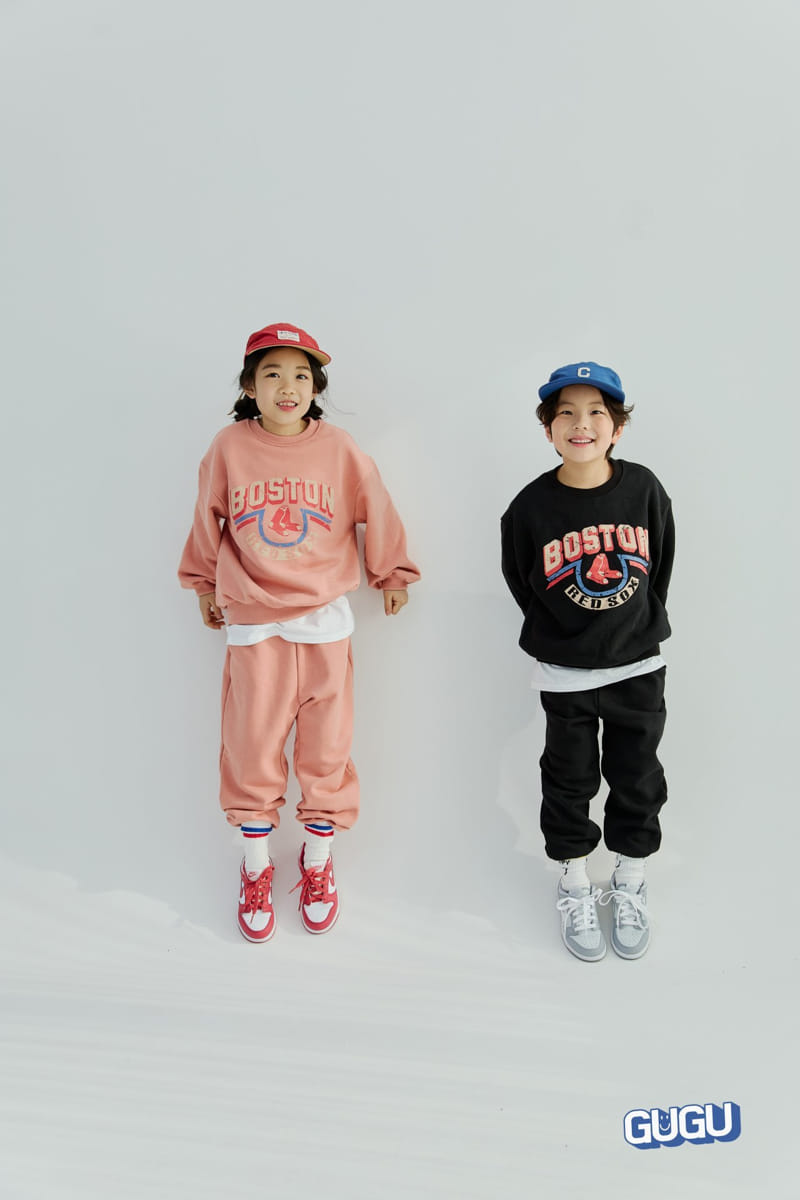 Gugu Kids - Korean Children Fashion - #kidsshorts - Boston Top Bottom Set - 5