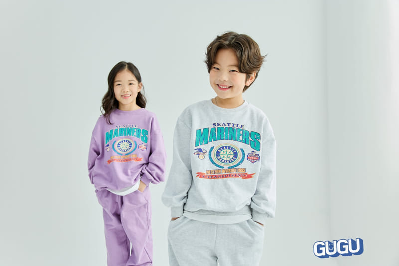 Gugu Kids - Korean Children Fashion - #kidsstore - Mariners Top Bottom Set - 7