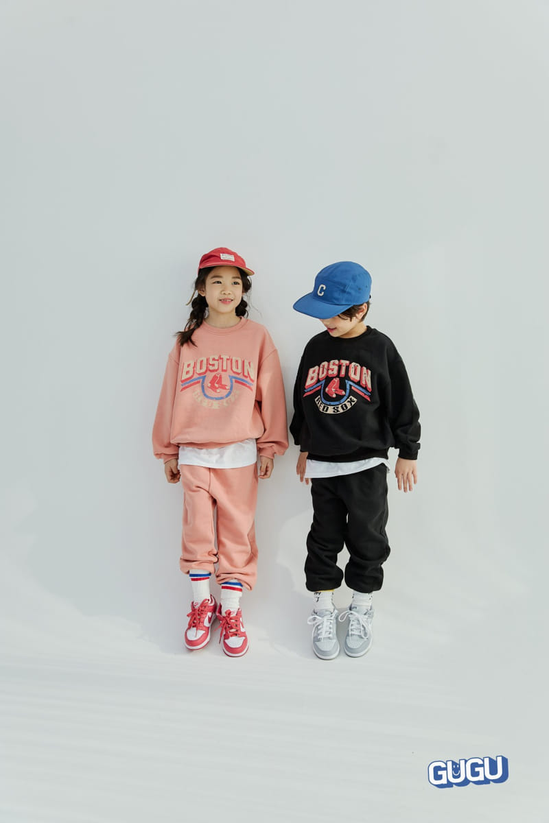 Gugu Kids - Korean Children Fashion - #kidsstore - Boston Top Bottom Set - 6