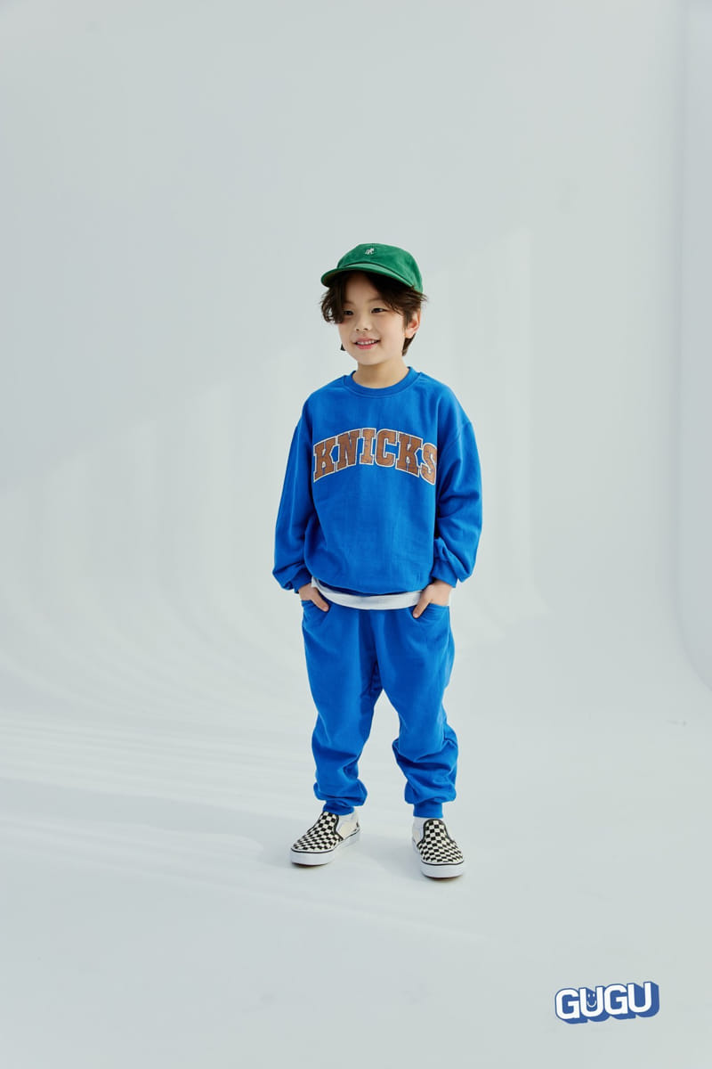 Gugu Kids - Korean Children Fashion - #kidsstore - Knicks Top Bottom Set With Mom - 3