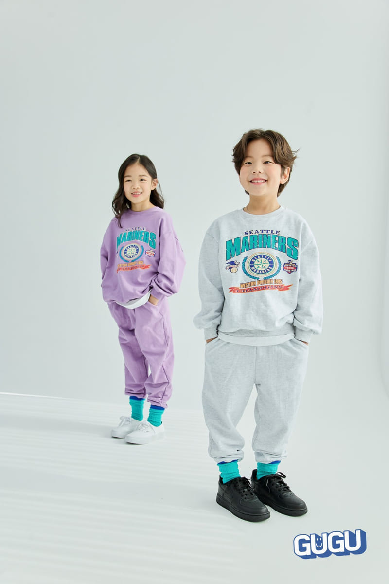 Gugu Kids - Korean Children Fashion - #kidzfashiontrend - Mariners Top Bottom Set - 8