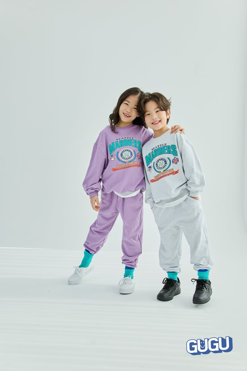 Gugu Kids - Korean Children Fashion - #littlefashionista - Mariners Top Bottom Set - 10