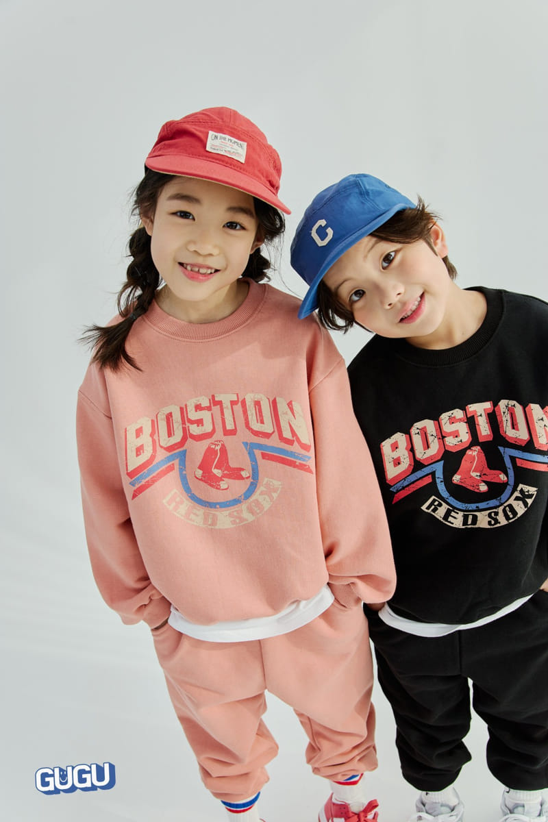 Gugu Kids - Korean Children Fashion - #littlefashionista - Boston Top Bottom Set - 9
