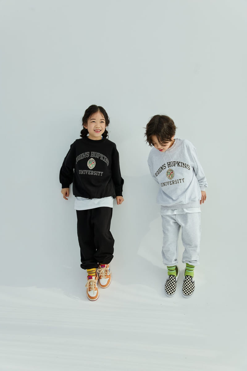 Gugu Kids - Korean Children Fashion - #Kfashion4kids - Johns Hopkins Top Bottom Set - 4