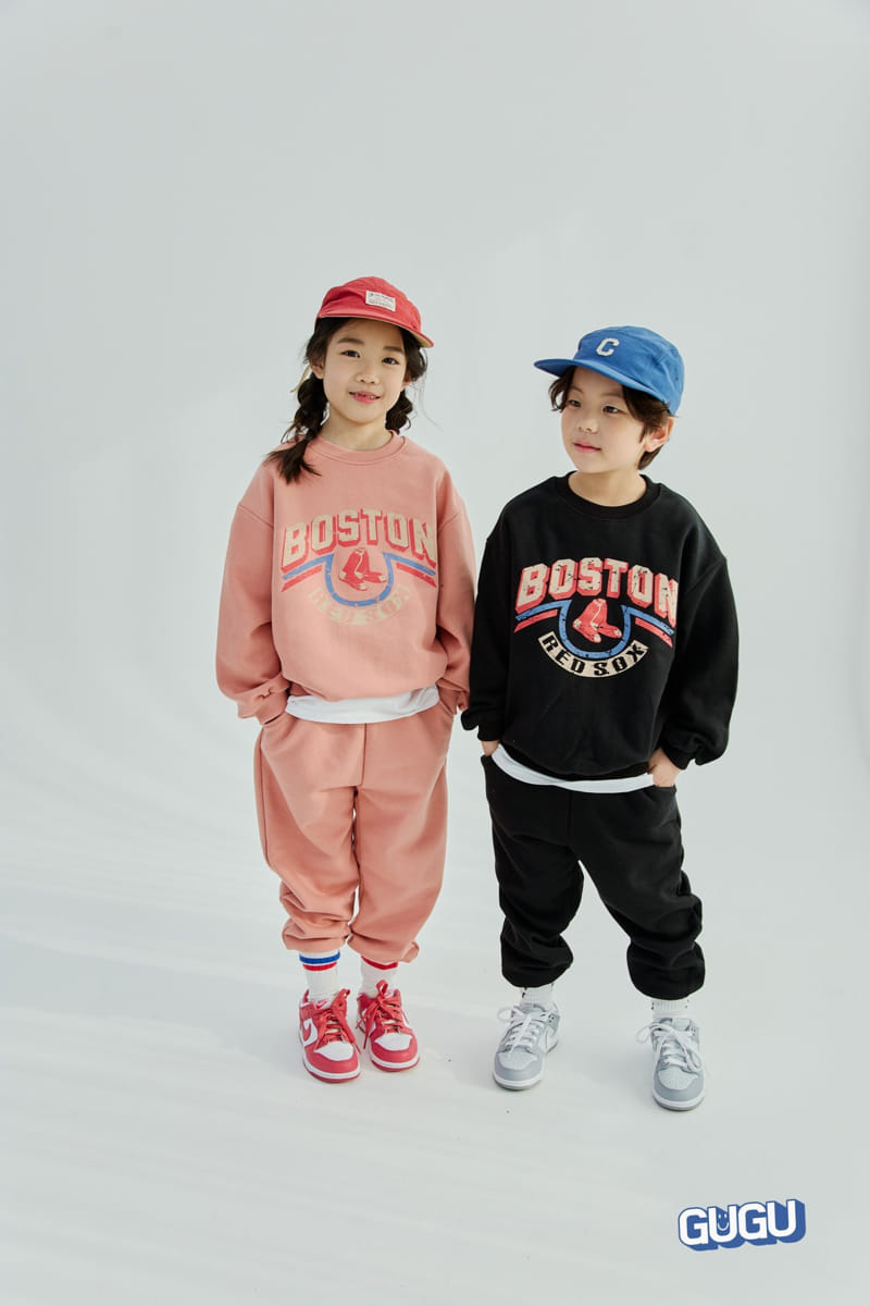 Gugu Kids - Korean Children Fashion - #magicofchildhood - Boston Top Bottom Set - 10