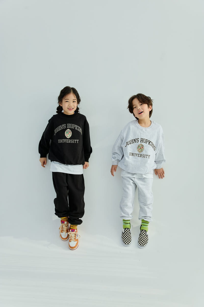 Gugu Kids - Korean Children Fashion - #magicofchildhood - Johns Hopkins Top Bottom Set - 5