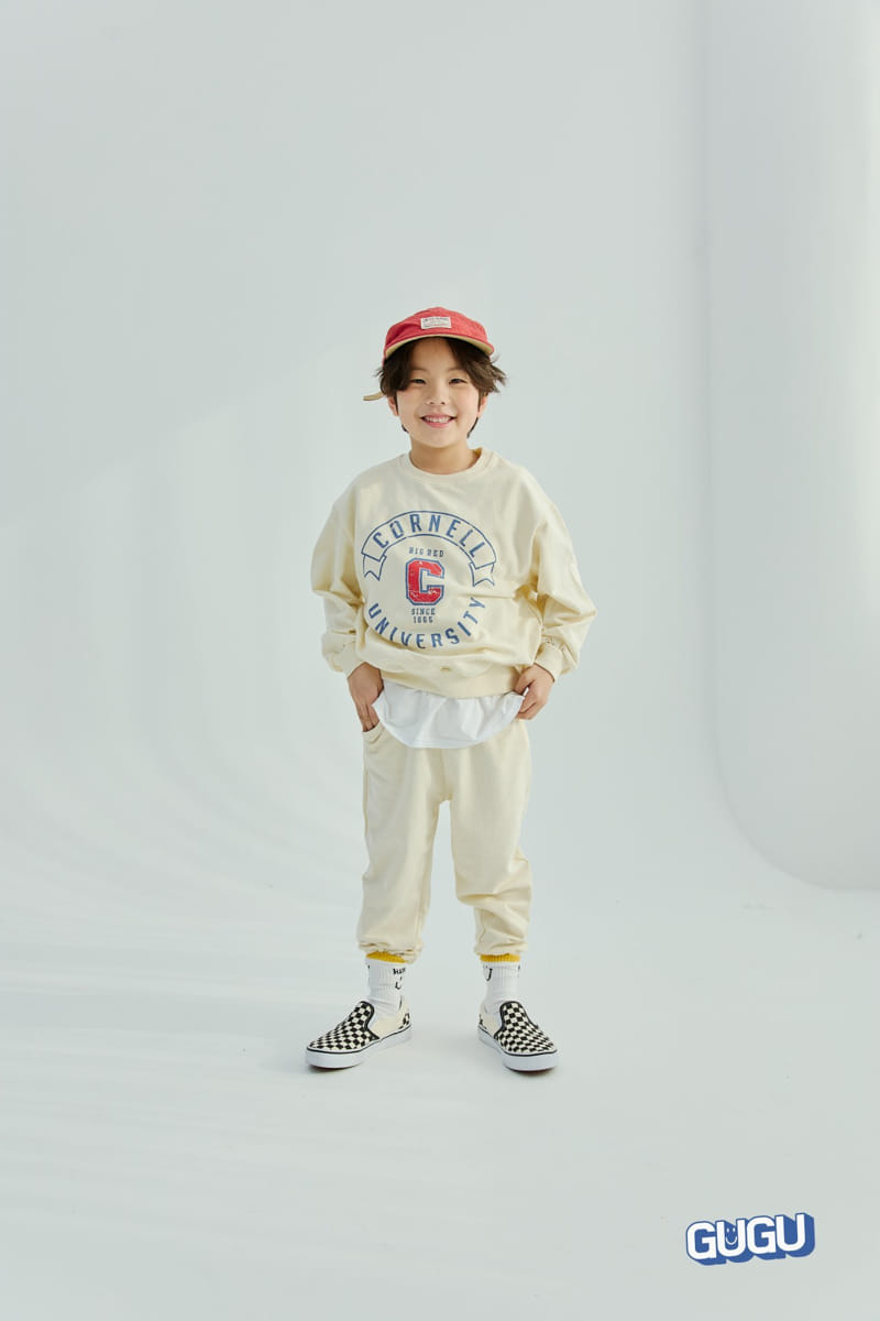 Gugu Kids - Korean Children Fashion - #littlefashionista - Cornell Top Bottom Set With Mom - 4