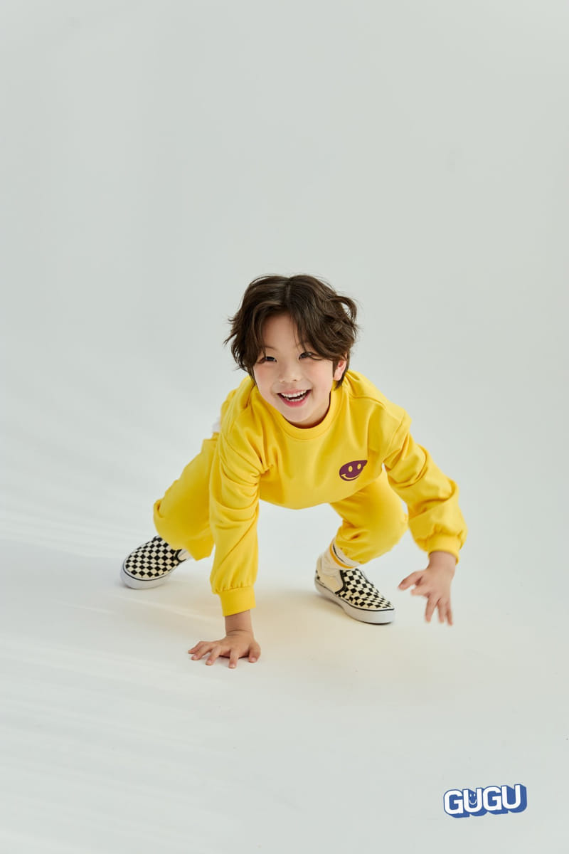 Gugu Kids - Korean Children Fashion - #magicofchildhood - Spring Smile Top Bottom Set With Mom - 2