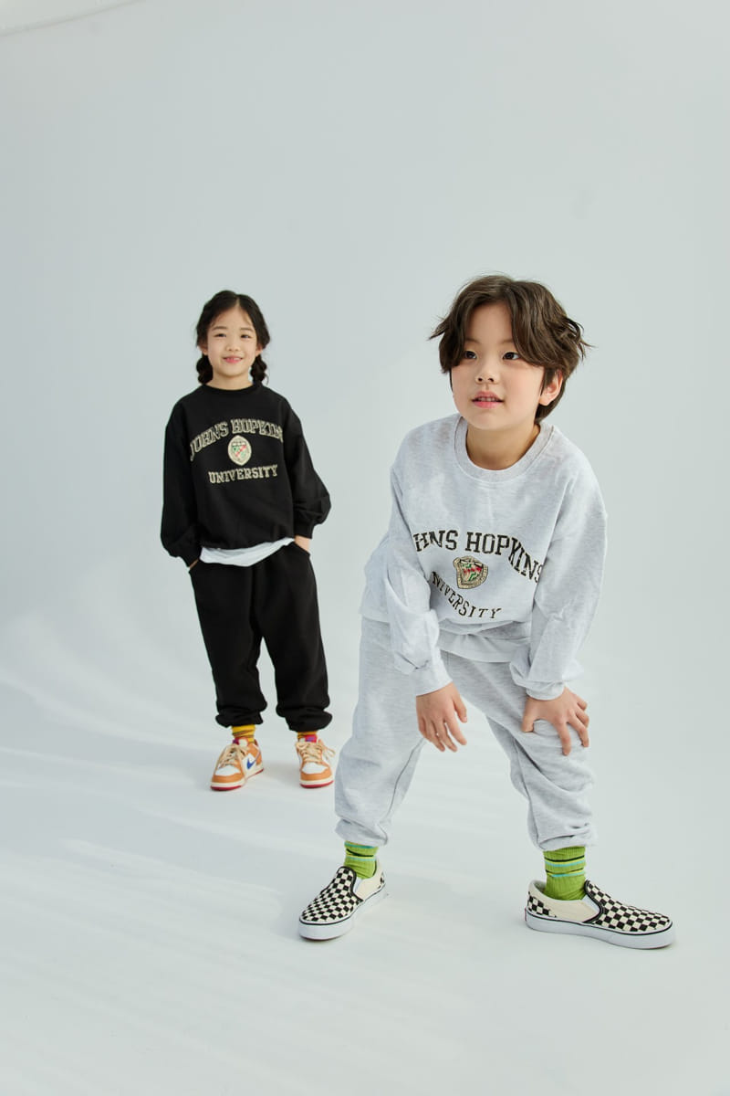 Gugu Kids - Korean Children Fashion - #minifashionista - Johns Hopkins Top Bottom Set - 6