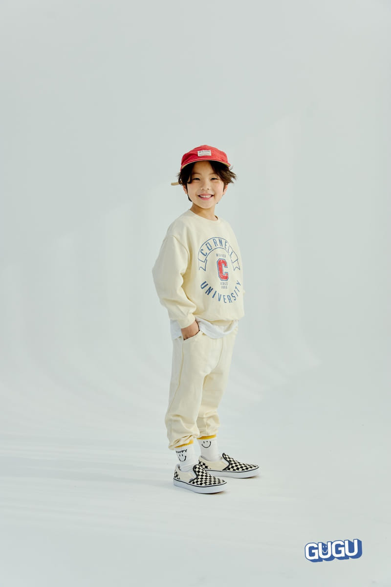 Gugu Kids - Korean Children Fashion - #minifashionista - Cornell Top Bottom Set With Mom - 5