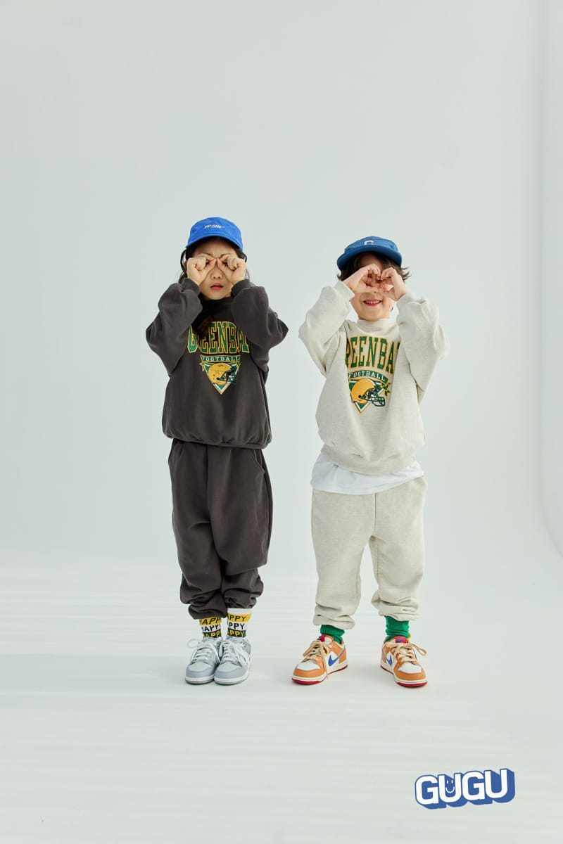 Gugu Kids - Korean Children Fashion - #prettylittlegirls - Green Bear Top Bottom Set