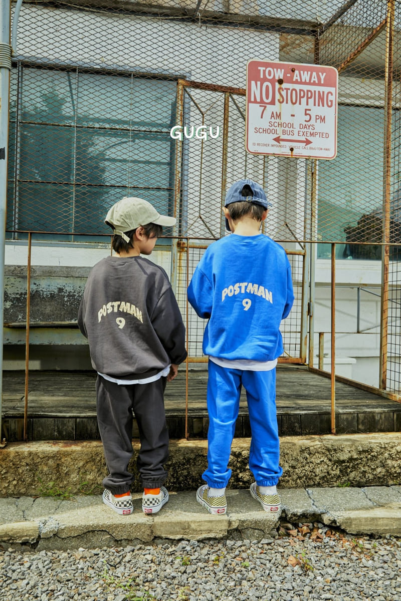 Gugu Kids - Korean Children Fashion - #stylishchildhood - Post Man Top Bottom Set - 10