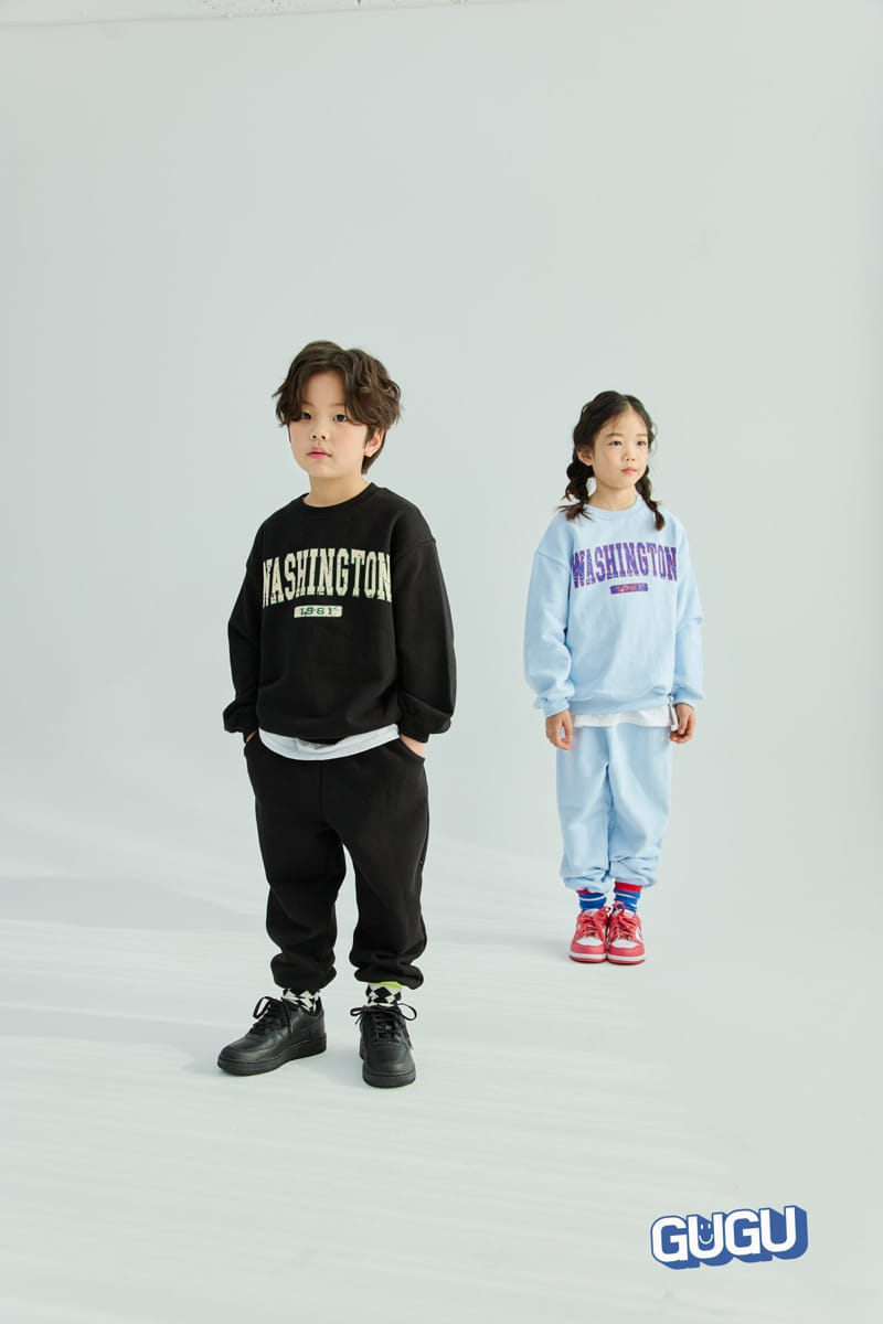 Gugu Kids - Korean Children Fashion - #todddlerfashion - Washington Top Bottom Set