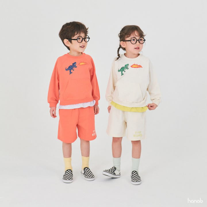 Hanab - Korean Children Fashion - #Kfashion4kids - Fire Top Bottom Set - 6