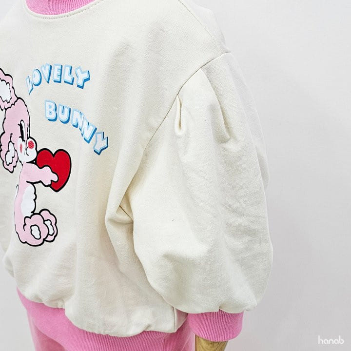 Hanab - Korean Children Fashion - #childofig - Heart Bunny Top Bottom Set - 9