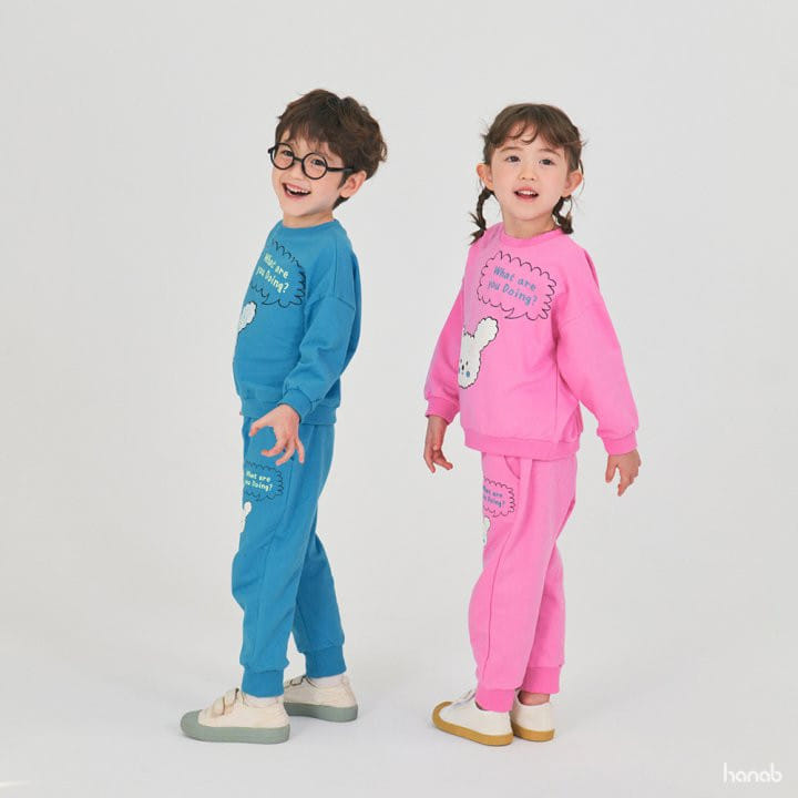 Hanab - Korean Children Fashion - #childrensboutique - Poodle Top Bottom Set - 7