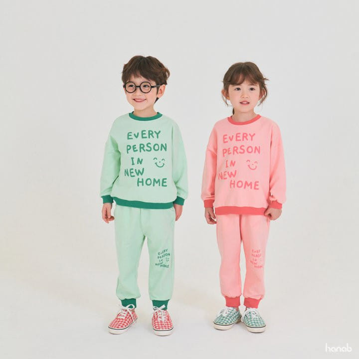 Hanab - Korean Children Fashion - #discoveringself - New Home Top Bottom Set - 10