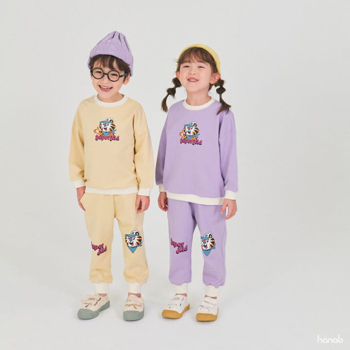 Hanab - Korean Children Fashion - #discoveringself - Tiger Top Bottom Set - 7