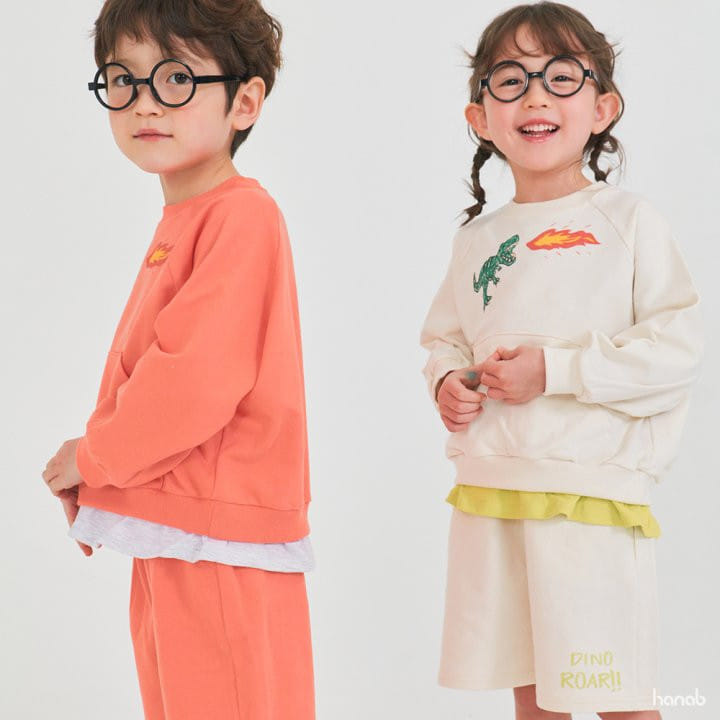 Hanab - Korean Children Fashion - #discoveringself - Fire Top Bottom Set