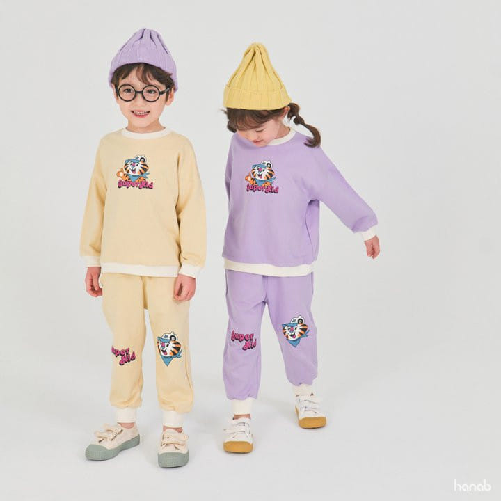 Hanab - Korean Children Fashion - #fashionkids - Tiger Top Bottom Set - 8
