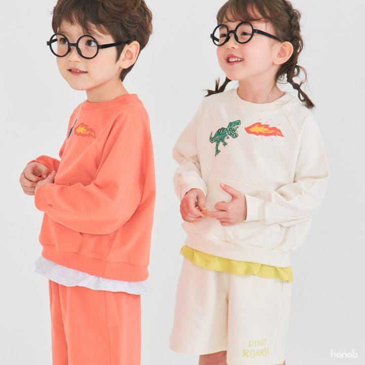 Hanab - Korean Children Fashion - #fashionkids - Fire Top Bottom Set - 2