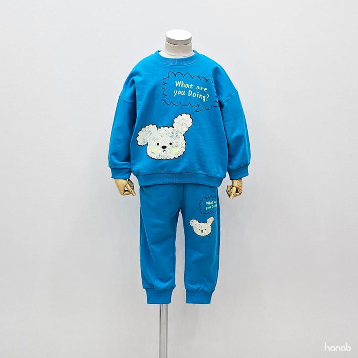 Hanab - Korean Children Fashion - #kidsshorts - Poodle Top Bottom Set - 11