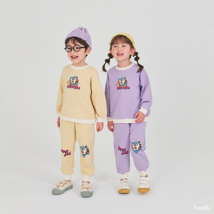 Hanab - Korean Children Fashion - #kidsshorts - Tiger Top Bottom Set - 9