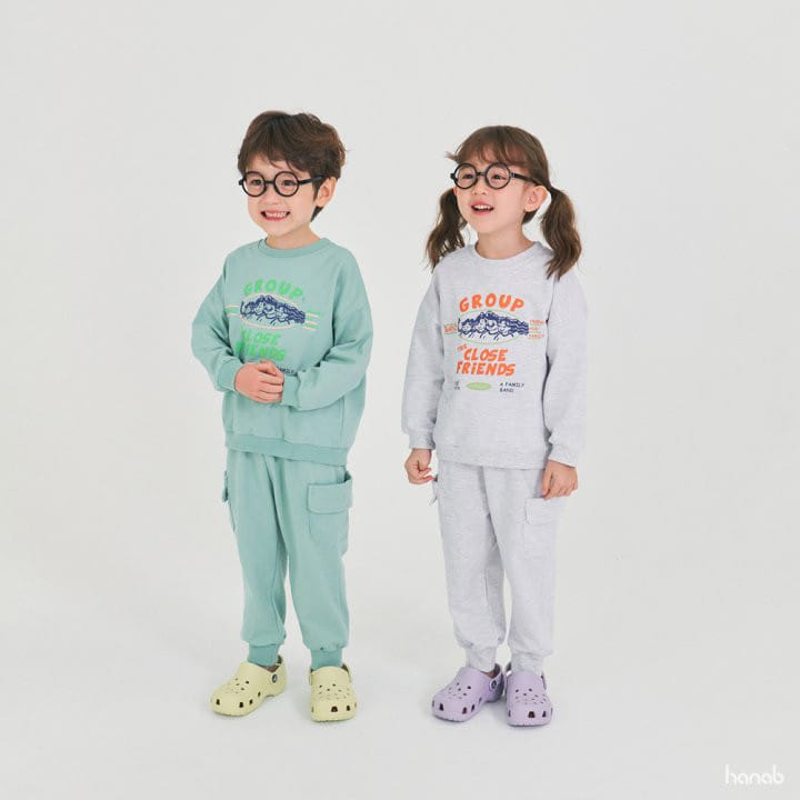 Hanab - Korean Children Fashion - #kidsshorts - Family Top Bottom Set - 6