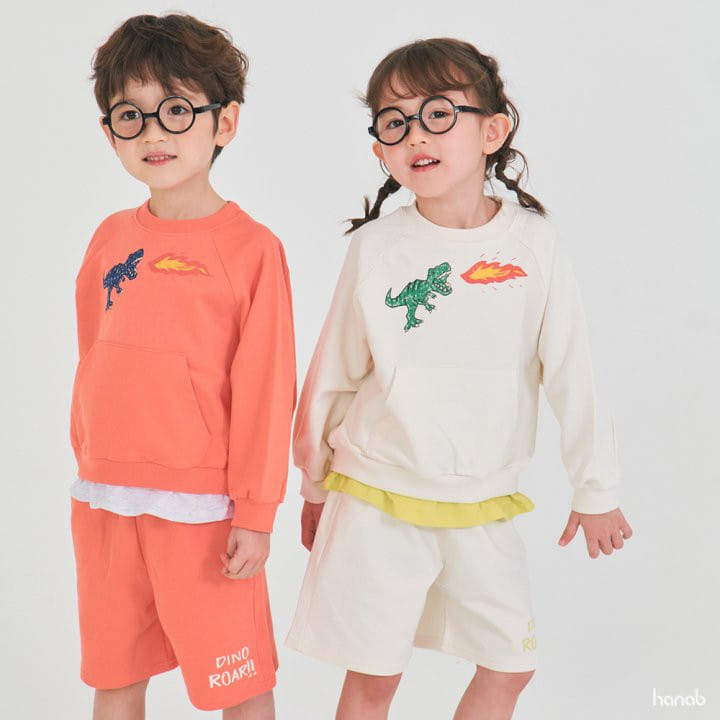 Hanab - Korean Children Fashion - #kidsshorts - Fire Top Bottom Set - 3