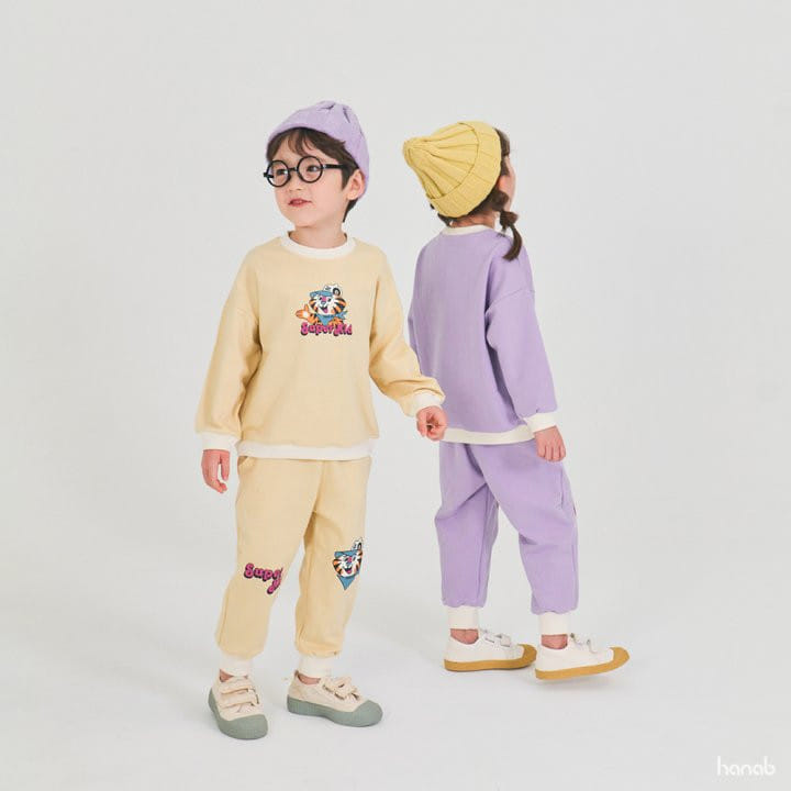 Hanab - Korean Children Fashion - #kidsstore - Tiger Top Bottom Set - 10