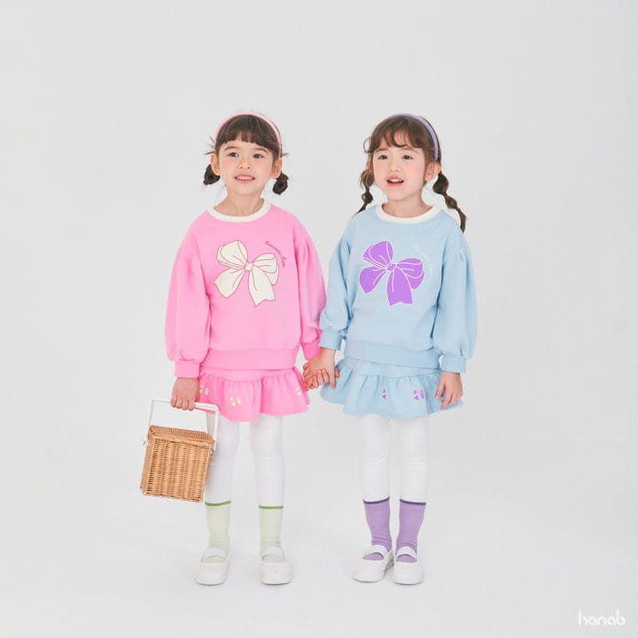 Hanab - Korean Children Fashion - #kidsstore - Romantic Ribbon Top Bottom Set - 5