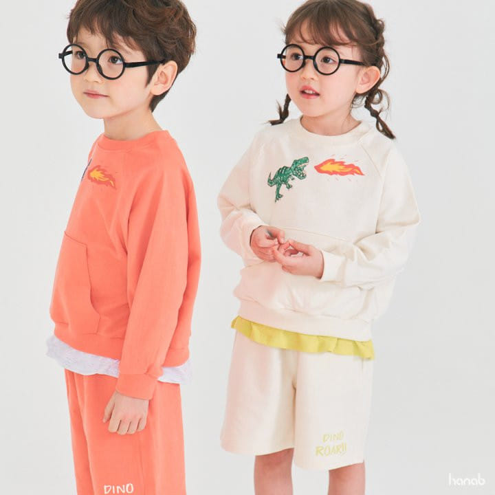 Hanab - Korean Children Fashion - #kidsshorts - Fire Top Bottom Set - 4