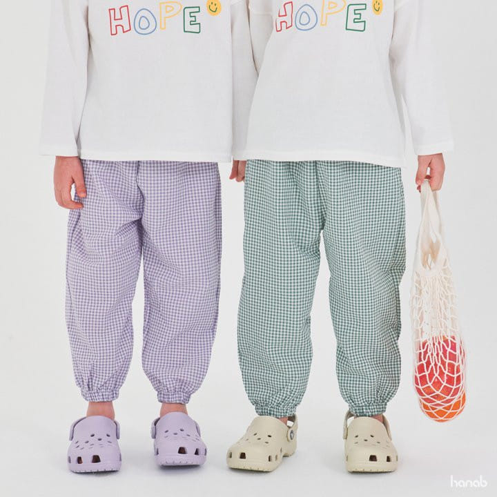 Hanab - Korean Children Fashion - #magicofchildhood - Check Span Pants - 7