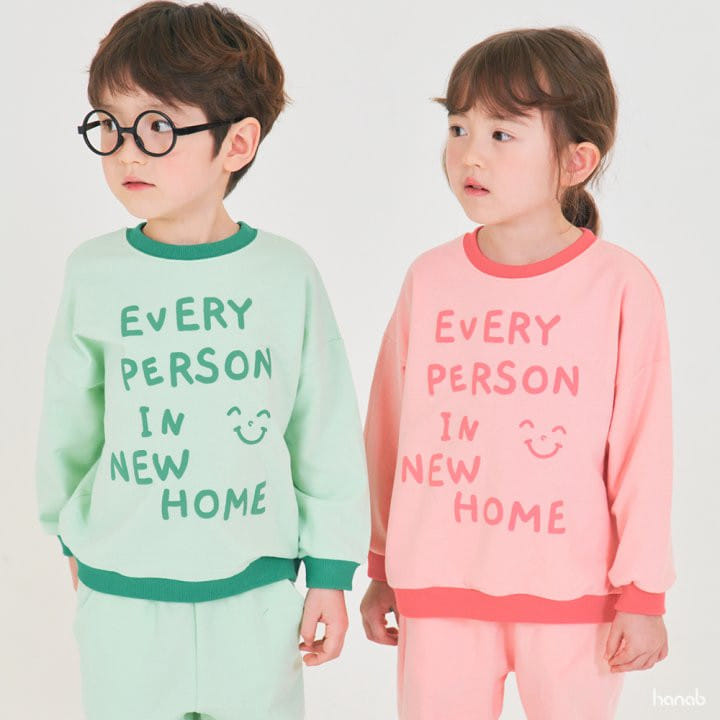 Hanab - Korean Children Fashion - #minifashionista - New Home Top Bottom Set - 2