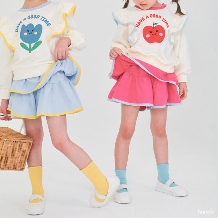 Hanab - Korean Children Fashion - #minifashionista - Good Time  Top Bottom Set - 11