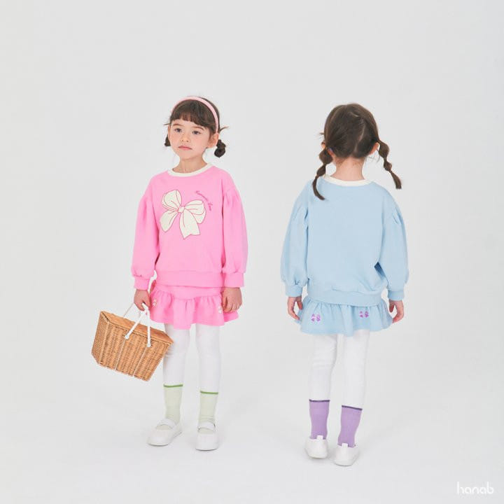 Hanab - Korean Children Fashion - #minifashionista - Romantic Ribbon Top Bottom Set - 10