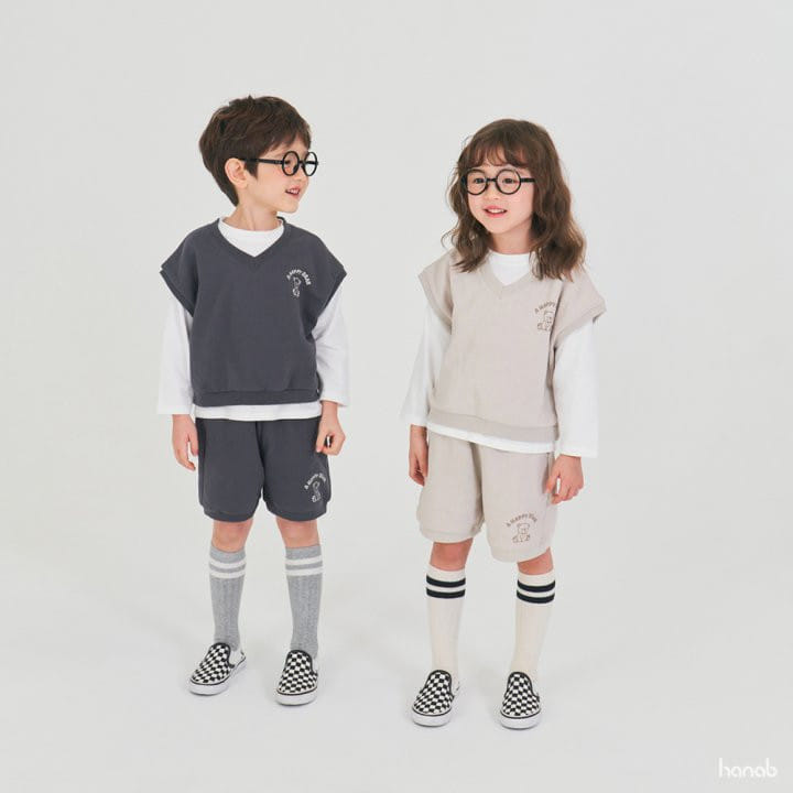 Hanab - Korean Children Fashion - #minifashionista - Three Piece Top Bottom Set - 5