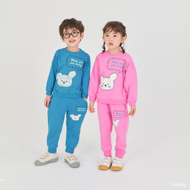 Hanab - Korean Children Fashion - #stylishchildhood - Poodle Top Bottom Set - 5
