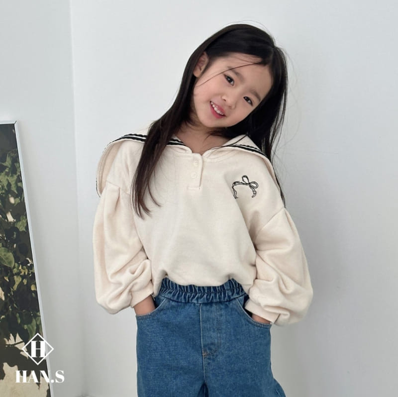 Han's - Korean Children Fashion - #childofig - Sailor Puff Sweatshirt - 4