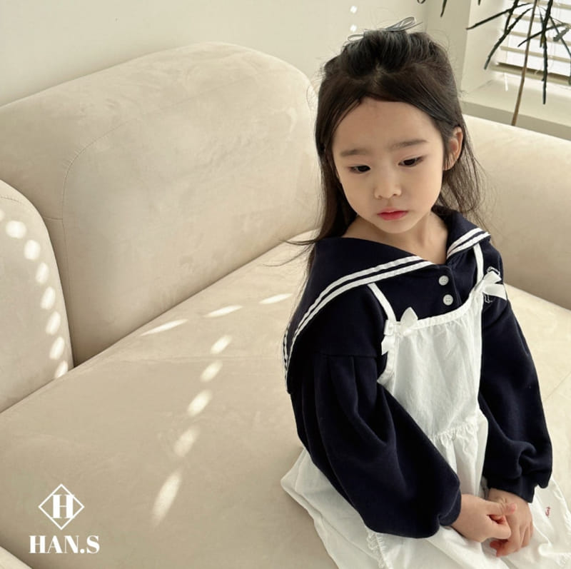 Han's - Korean Children Fashion - #kidsshorts - Sailor Puff Sweatshirt - 9