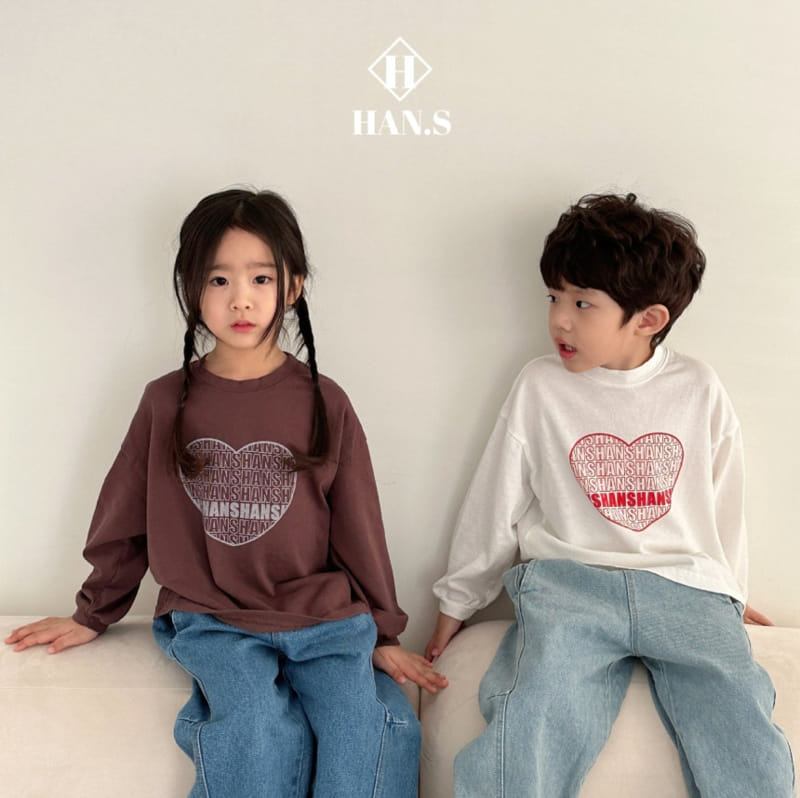 Han's - Korean Children Fashion - #kidzfashiontrend - Love Tee