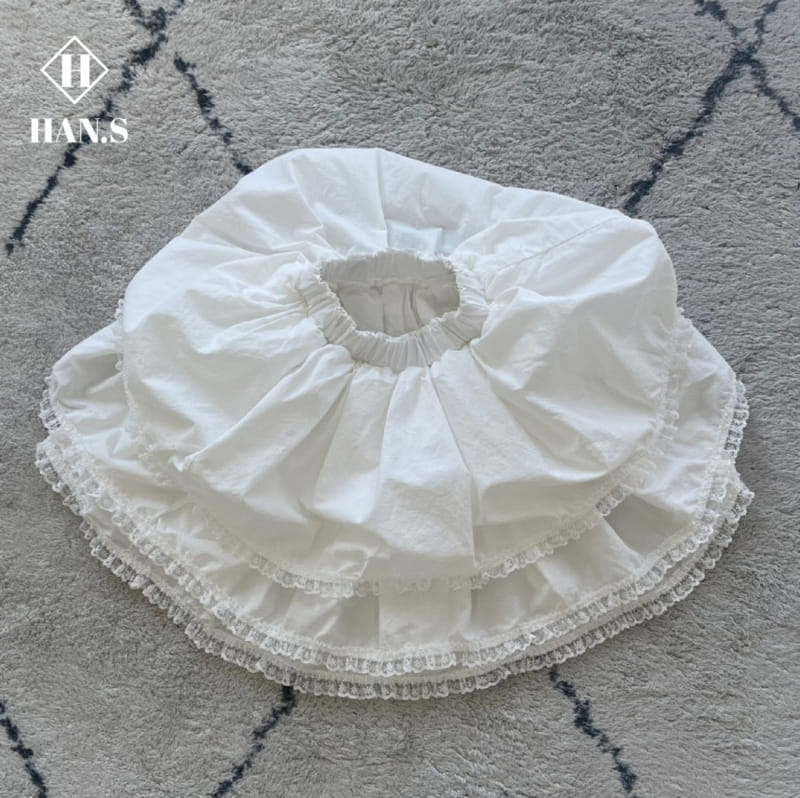 Han's - Korean Children Fashion - #littlefashionista - Lace Kan Kang Skirt