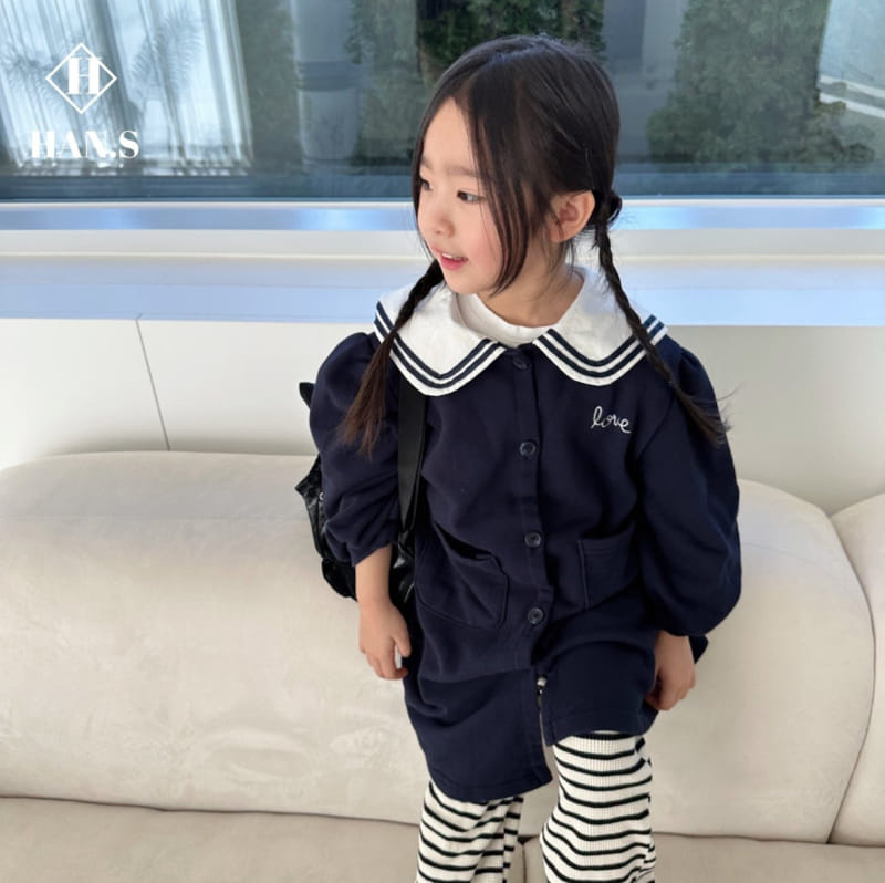 Han's - Korean Children Fashion - #littlefashionista - Sailor Collar One-Piece - 4